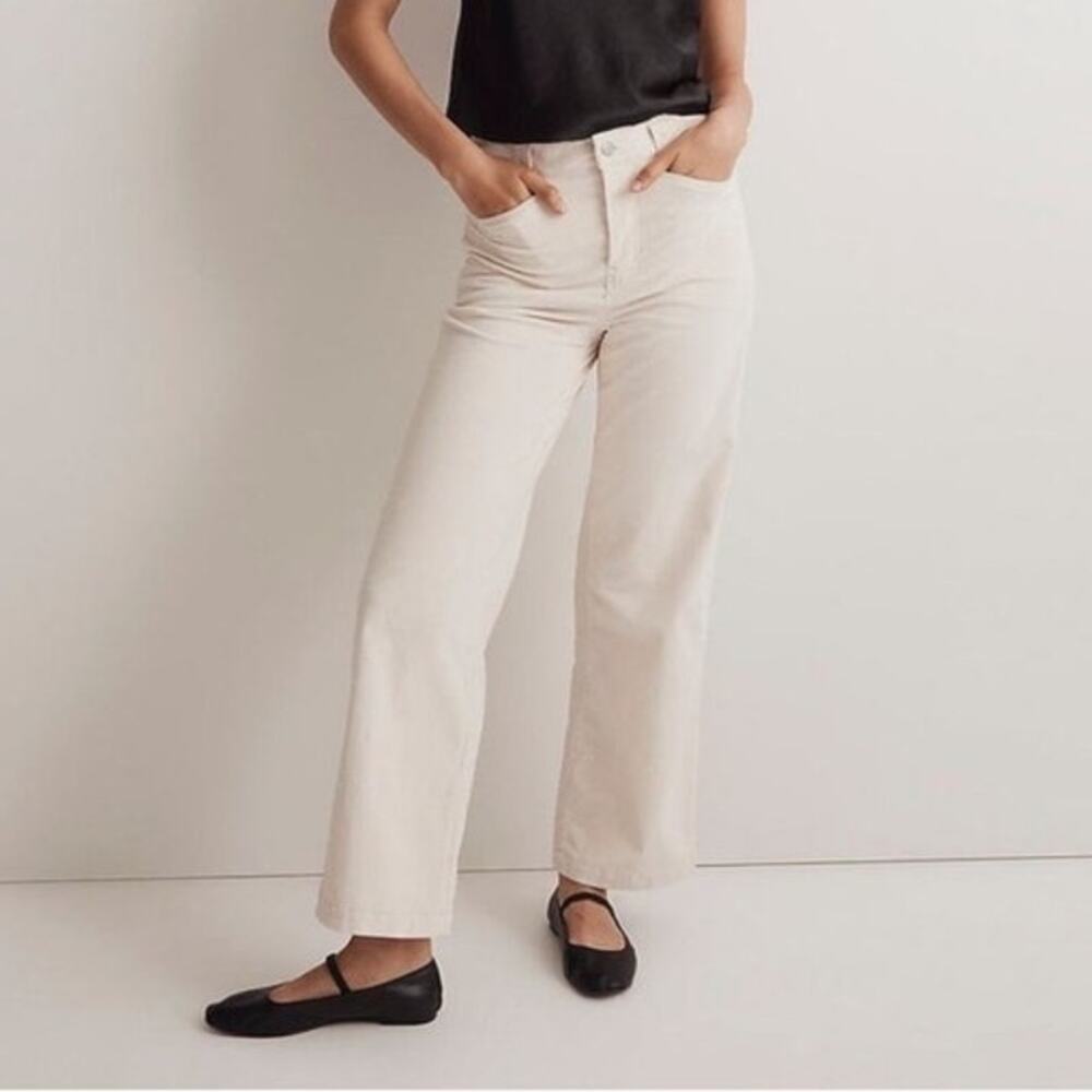 Madewel Tal Emett 2.0 Wide-Leg Pants in Corduroy Size W32T